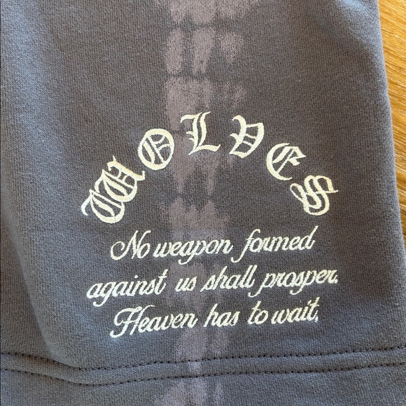 Darc Sport Wolves Dark Purple Cotton Shorts Size: Medium NWT - Picture 3 of 6